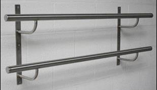 Double Wall Mounted Ballet Barre - Treefrog ballet barres